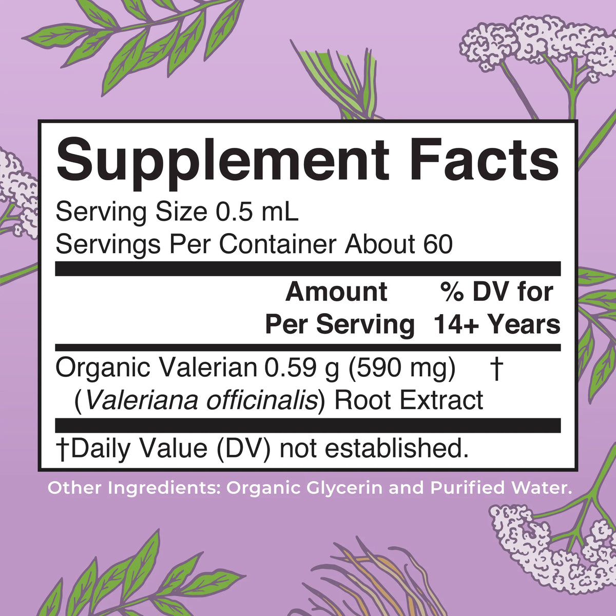 Organic Valerian Root Liquid Drops