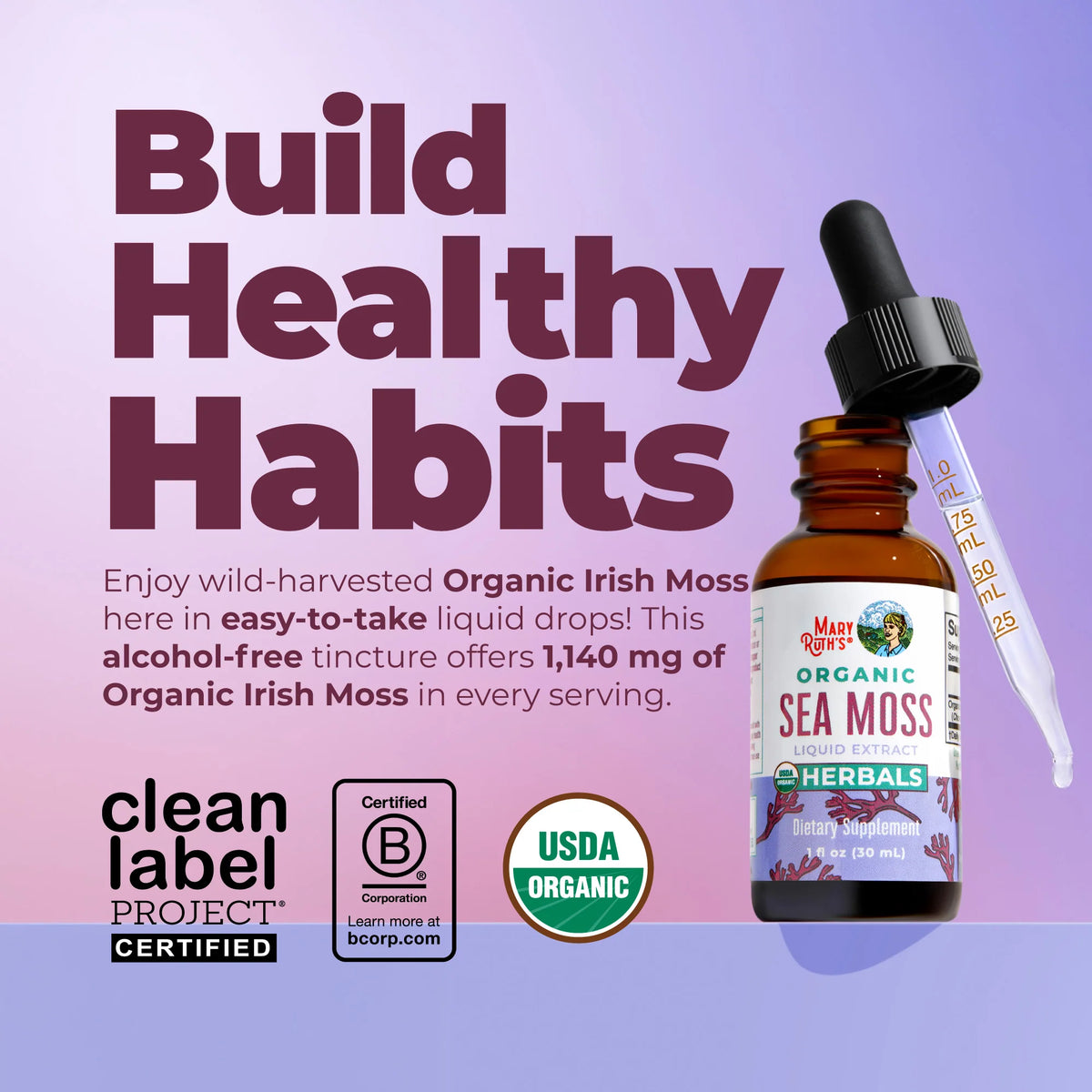 Organic Sea Moss Liquid Drops